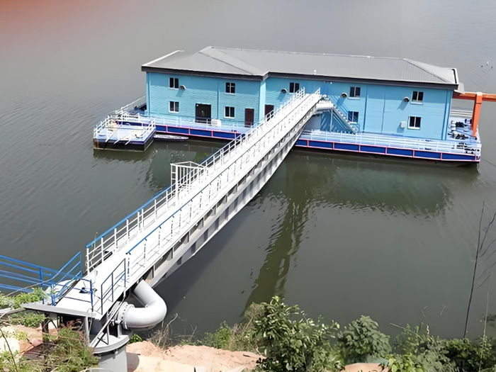 浮船式取水泵站