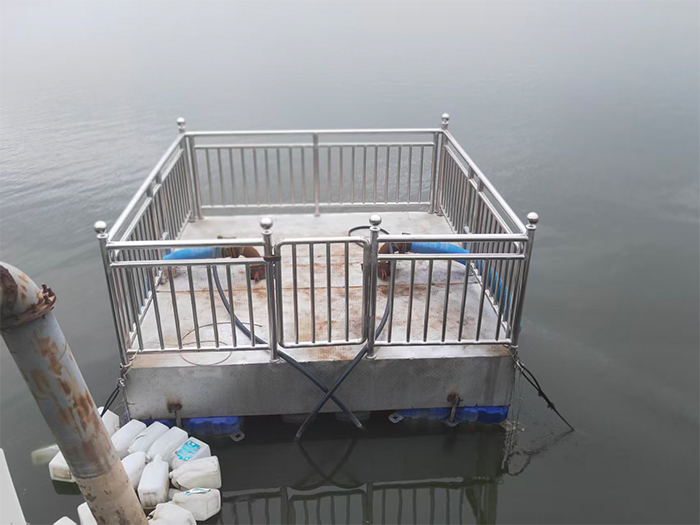 浮船养殖取水泵站